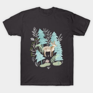 Deer in the Forest T-Shirt